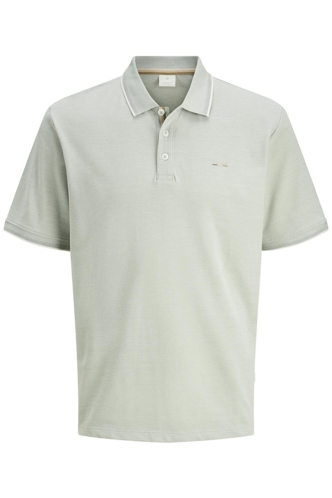 JPRALVES SS POLO STYD SS25 12286341 AQUA GRAY
